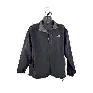 North Face Black Apex Softshell Jacket Size 2XL